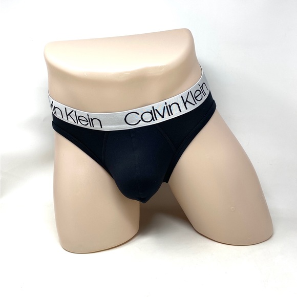 Calvin Klein Microfiber 3 Pack Hip Briefs Black Men's Underwear NP22110001 - Picture 3 of 13